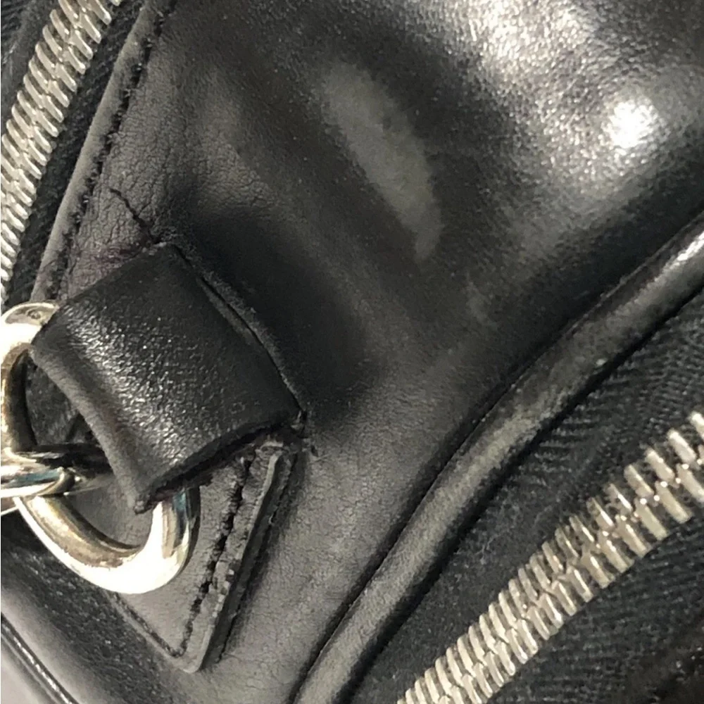 Coach Briefcase Black Leather H1S-5306 With Strap
